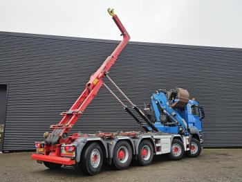 MAN TGS 47.440 BBL / 10X4 HOOKLIFT + Z CRANE